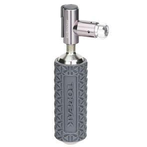 TOPEAK CO2 AIRBOOSTER INFLATOR + 1X THREADED 25G CO2 CARTRIDGE