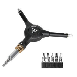 TOPEAK TOOL Y-SPEED RATCHET W/RATCHET HEAD AND 4MM & 5MM HEX SPEED WRENCH,