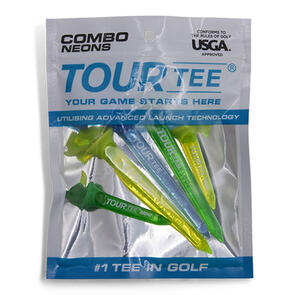TOUR TEE COMBO NEON BLUE