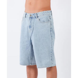 TOWN & COUNTRY THRIFT DENIM SHORT BLEACHED BLUE