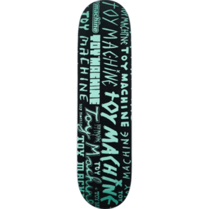 TOY MACHINE DECK 8.25 WORD MARKS BLACK