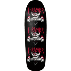 TOY MACHINE X THRASHER 9.50 MONSTER-GRAM SHAPED DECK