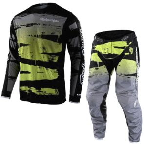 TROY LEE DESIGNS 2022 GP JERSEY AND PANTS BLACK GLO GREEN