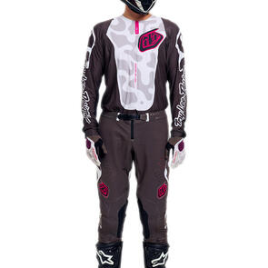 TROY LEE DESIGNS 2027 SE PRO JERSEY AND PANTS MYTH DARK OLIVE / PUMICE