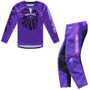 TROY LEE DESIGNS 2027 YOUTH GP PRO JERSEY AND PANTS CYCLOPS NEO PURPLE