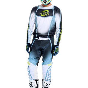 TROY LEE DESIGNS 2027 GP PRO JERSEY AND PANTS FRAMEWORK CARBON / GRAY