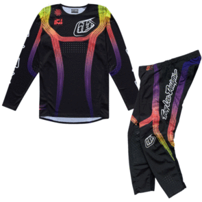 TROY LEE DESIGNS 2026 YOUTH SE PRO JERSEY AND PANTS STRIPES BLACK / MULTI