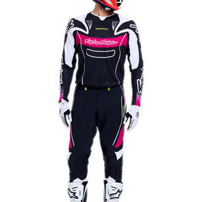 TROY LEE DESIGNS 2027 SE PRO JERSEY AND PANTS SALVO BLACK / WHITE