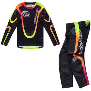 TROY LEE DESIGNS 2027 YOUTH GP PRO JERSEY AND PANTS AURA BLACK