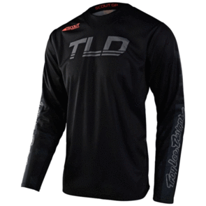 TROY LEE DESIGNS 2023 SCOUT GP JERSEY RECON BRUSHED CAMO BLACK