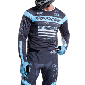 TROY LEE DESIGNS GP PRO JERSEY FIFTY-50 CHARCOAL / SMOKE