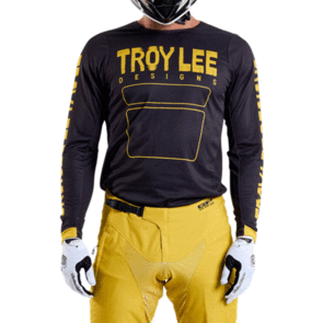 TROY LEE DESIGNS GP PRO JERSEY STEP UP BLACK