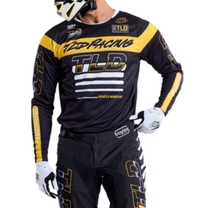 TROY LEE DESIGNS GP PRO JERSEY FIFTY-50 BLACK / GOLD