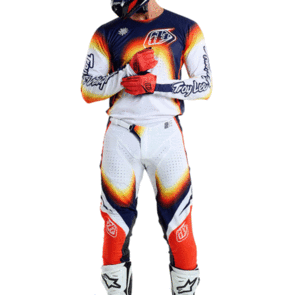 TROY LEE DESIGNS SE PRO JERSEY AND PANTS ARRAY WHITE / NAVY