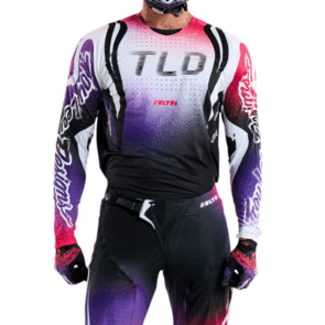 TROY LEE DESIGNS SE ULTRA JERSEY DRIP BLACK / PURPLE