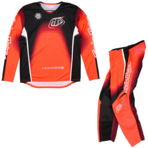TROY LEE DESIGNS YOUTH SE PRO JERSEY AND PANTS ARRAY INFRA RED / BLACK
