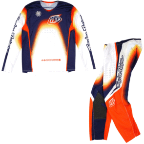 TROY LEE DESIGNS YOUTH SE PRO JERSEY AND PANTS ARRAY WHITE / NAVY