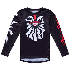 TROY LEE DESIGNS 2027 YOUTH GP PRO JERSEY CYCLOPS BLACK / NEO RED