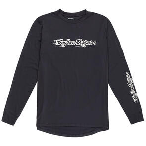 TROY LEE DESIGNS 2026 RUCKUS LONG SLEEVE RIDE TEE BURN OUT CARBON