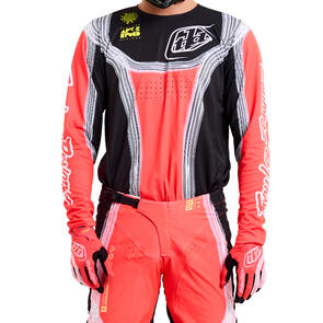 TROY LEE DESIGNS 2026 SE PRO JERSEY STRIPES INFRA RED / BLACK