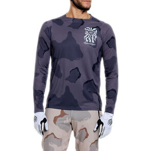TROY LEE DESIGNS 2026 SKYLINE PRO LS JERSEY FLOW CAMO CARBON