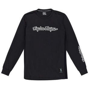 TROY LEE DESIGNS 2026 SKYLINE LS RIDE TEE SIGNATURE BLACK