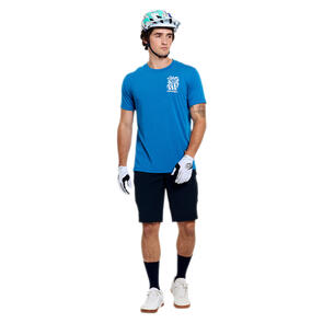 TROY LEE DESIGNS 2026 SKYLINE RIDE SS TEE ONE EYE AERO BLUE / SKYLINE TRAIL SHORT MONO BLACK