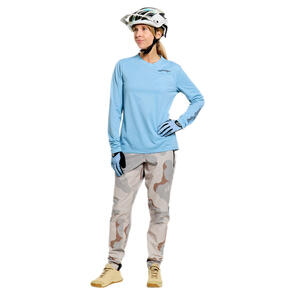 TROY LEE DESIGNS 2026 WOMENS LILIUM PRO LS JERSEY MONO DAWN BLUE / LILIUM PRO PANTS PUMICE
