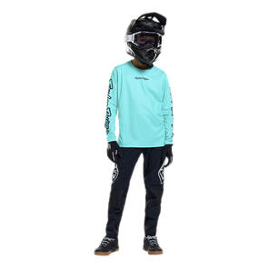 TROY LEE DESIGNS 2026 YOUTH SPRINT PRO JERSEY MONO REAL TEAL / SPRINT PRO PANT MONO BLACK