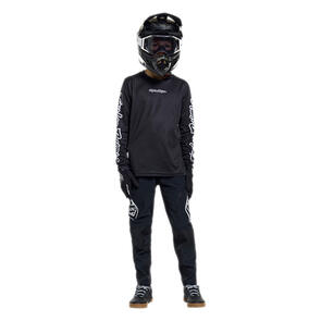 TROY LEE DESIGNS 2026 YOUTH SPRINT PRO JERSEY MONO BLACK / SPRINT PRO PANT MONO BLACK