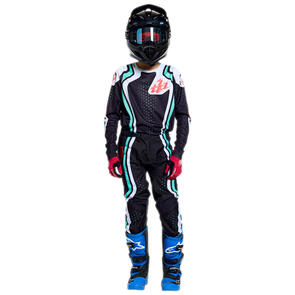 TROY LEE DESIGNS 2026 YOUTH GP PRO JERSEY AND PANTS ROLLER BLACK / TEAL