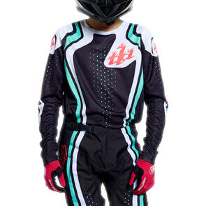 TROY LEE DESIGNS 2026 YOUTH GP PRO JERSEY ROLLER BLACK / TEAL