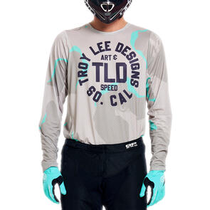 TROY LEE DESIGNS 2027 GP PRO AIR JERSEY CAMO AQUA DESERT