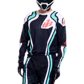 TROY LEE DESIGNS 2027 GP PRO JERSEY ROLLER BLACK / TEAL