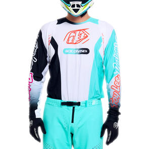 TROY LEE DESIGNS 2027 SE PRO JERSEY SEVER WHITE / TEAL