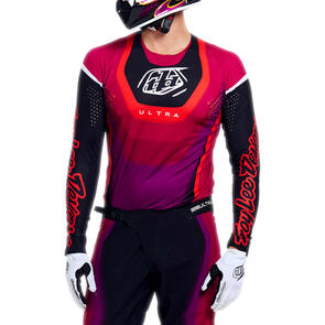 TROY LEE DESIGNS 2027 SE ULTRA JERSEY VISION BLACK / FUCHSIA