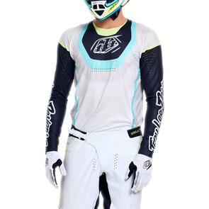 TROY LEE DESIGNS 2027 SE ULTRA JERSEY VISION STONE WHITE / CARBON