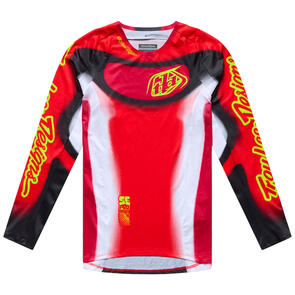 TROY LEE DESIGNS 2027 YOUTH SE PRO JERSEY ILLUSION RED / BLACK