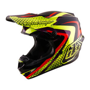 TROY LEE DESIGNS 2027 YOUTH GP PRO HELMET SLIDES BLACK / YELLOW