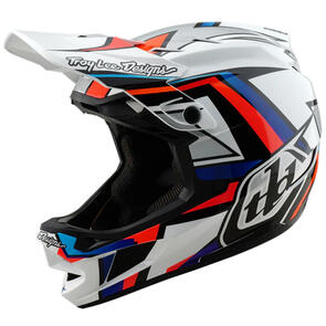 TROY LEE DESIGNS D4 AS COMPOSITE HELMET FRAMES WHITE / SILVER
