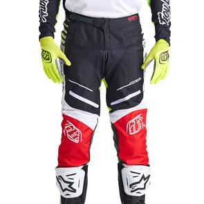 TROY LEE DESIGNS GP PRO PANT BLENDS WHITE / GLO RED