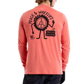TROY LEE DESIGNS SKYLINE LONG SLEEVE RIDE TEE P&W MELON