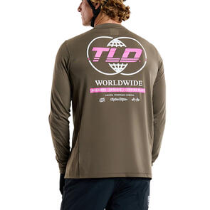 TROY LEE DESIGNS SKYLINE LONG SLEEVE RIDE TEE WORLDWIDE CAPER