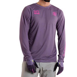 TROY LEE DESIGNS SKYLINE LS JERSEY RADIOSCAPE DEEP PURPLE