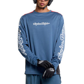TROY LEE DESIGNS STAGE LONG SLEEVE JERSEY SIGNATURE SLATE