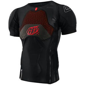 TROY LEE DESIGNS STAGE GHOST D30 SHORT SLEEVE BASELAYER BLACK