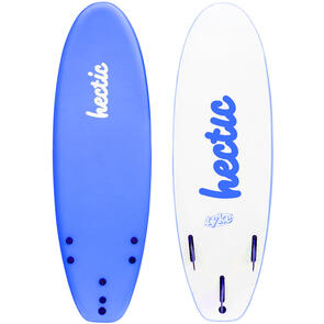 HECTIC BOARD CO 2025 TYKE 5'6 SOFTBOARD ICE INCLUDES LEASH & FINS