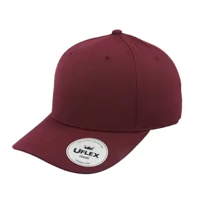 UFLEX UC24601 CLASSIC 5 PANEL CAP - BURGUNDY