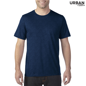 URBAN COLLAB ACTIVE PERFORMANCE TECH TEE - MARBLED NAVY