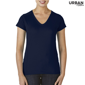 URBAN COLLAB ACTIVE PERFORMANCE TECH LADIES TEE - MARBLED NAVY